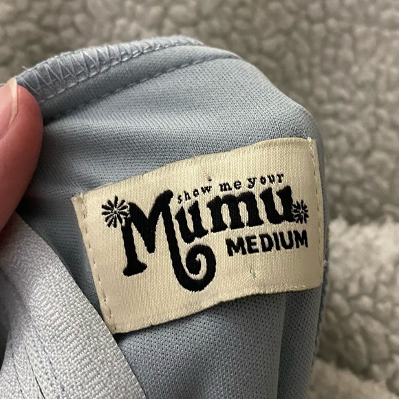 Show Me Your Mumu Blue Sage Crip Jenn Maxi Dress - Picture 9 of 9